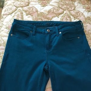 Teal Overdye Jeans